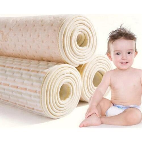 Organic colored cotton Waterproof EVA Layer Baby Changing Mat Cover Baby Waterproof Changing Urine Pad Bed Sheets Diapers