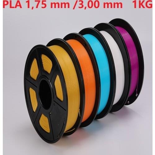 PLA Filament 1.75mm 3.00mm 1kg Plastic Resin 3d Printer 20 Colors 6 Fluorescent Original Sunlu Sublimation Products Printing