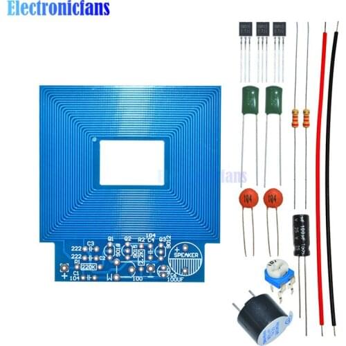 Diy Simple Metal Detector Metal Locator Kit DC 3V-5V Electronic Metal Sensor Module Induction Suite