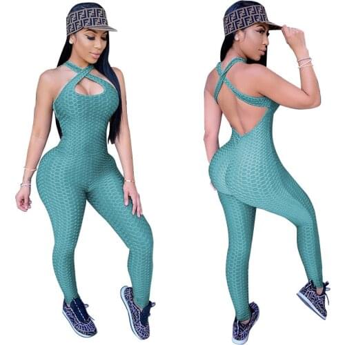 Plus Size Bodycon Jumpsuit Women Sexy Black Jumpsuit Women Club Outfits for Women Clubwear 2020 One Piece Outfits Dropshipping