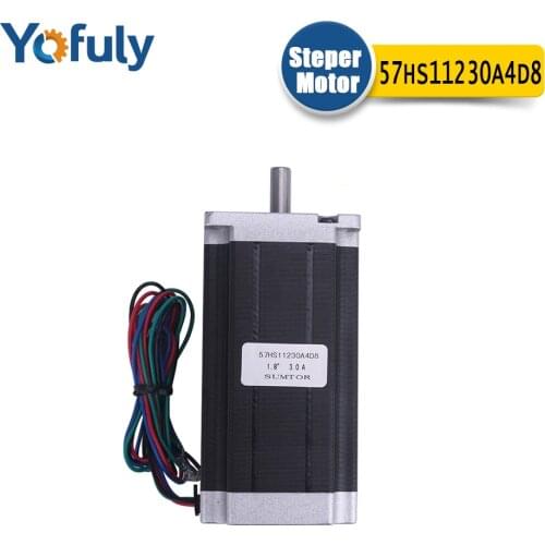 NEMA23 Stepper Motor 57x112mm 4-lead 3A 3N.m / Nema 23 Motor 112mm 428Oz-in for 3D printer for CNC Engraving Milling Machine