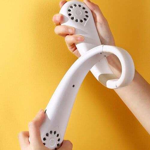 M8 Neck Fan Strong Wind Adjustable Large Capacity Battery Low Noise And Strong Airflow Three Speeds Neck Fan