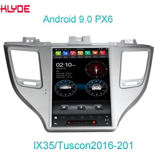 KD-97017 android9.0 system 2020 tesla model 12.1 inch touch screen Android 9.0 hexa core for IX35/Tuscon 2016-2018