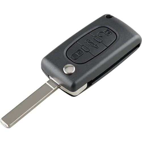 3 Button Folding Key Case Portable 3 Button Plastic Car Trunk Key Case Car Accessories Durable Car Key Case