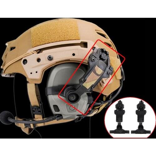 Shooting (AMP Accessories) Used In Tactical Occasions Noise Reduction Ear Helmet Connecting Rail