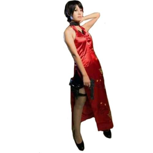 Movie High Quality Tailored Ada wong Cosplay Costume Dress Women Costume