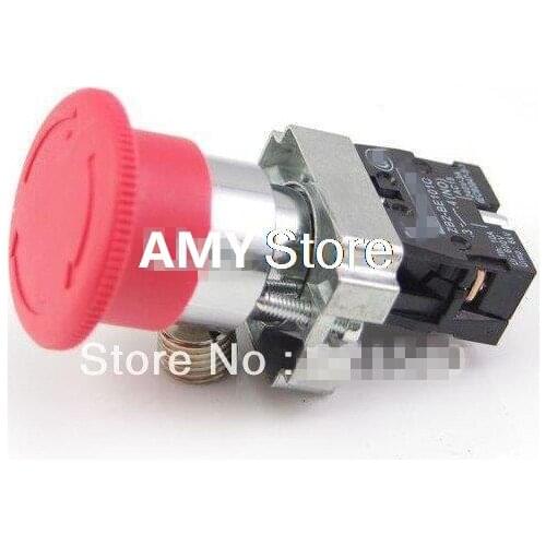 XB2BS542C Turn to Release 1N/C Red Emergency Stop Mushroom Push button