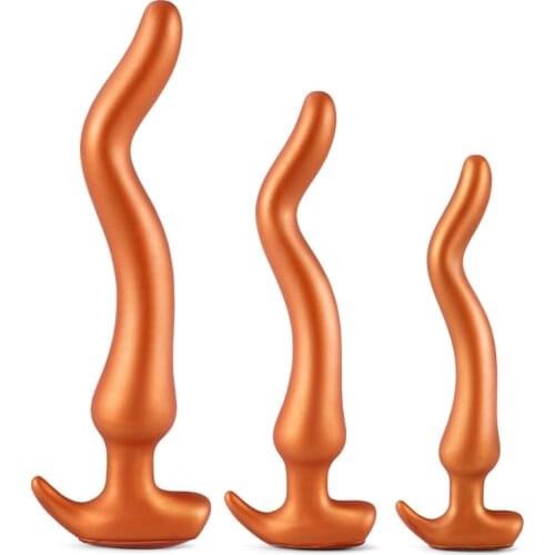 Liquid Silicone Anal Dildo Huge Anus Dilator Male Prostate Massager Big Butt Plug Expansion Adult Sex Toys For Women Men