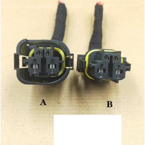 1pc second hand for BMW 3 Series 5 Series 7 Series E90 E60 E66 F18 F20 X5 X6 Electronic Fan Plug 3PIN cable