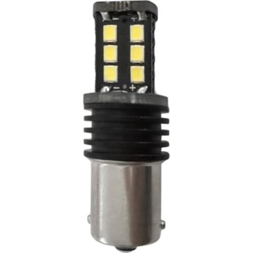 1 Pcs White/Yellow/Red Low Power Consumption Long lasting Auto Car Lamp Daytime Running Turn Signal Reverse LED Light 8W Light