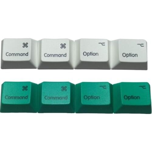 4Pcs Common Option PBT Dye Subbed Mac Keycaps R1 For Mechanical keyboard Keycaps 1.25U 1.25X Key Cap