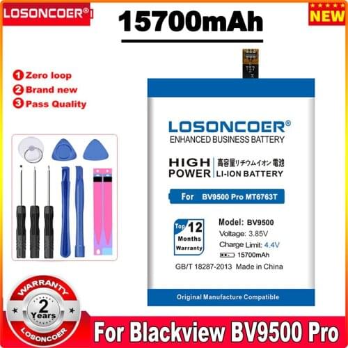 15700mAh V575868P V636468P MT6763T U536174P For Blackview BV9000 BV9000 Pro BV5000 BV7000 BV8000 BV9500 Pro BV9500 Plus Battery