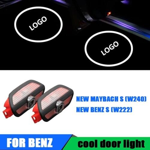 Car Door Led Welcome Light Laser Projector Logo Shadow Door Logo Lamp For New Benzs S W222 For Maybach W240 LED Courtesy Lamp