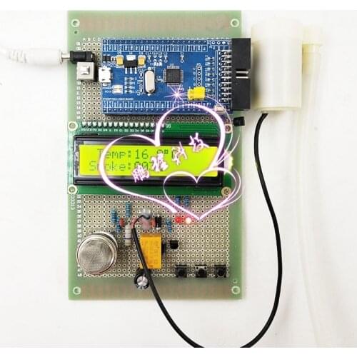 Electronic design of fire alarm intelligent smoke alarm detection system based on STM32 MCU