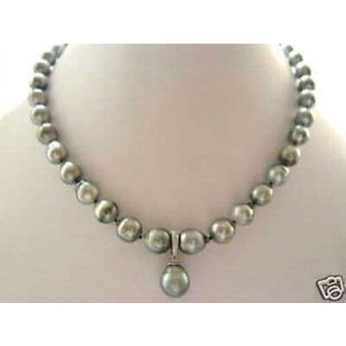 Good>>>@@ Wholesale >>RARE High TAHITIAN PEARL NECKLACE WITH PENDANT SHIPPING GOOD