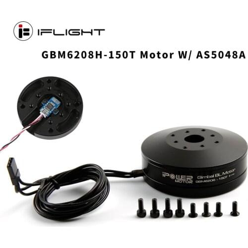 IFlight IPower Motor GBM6208H-150T Gimbal Motor with Hollow shaft/ AS5048A Encoder for DSLR / CANON 5D MARKII Camera Stabilizer
