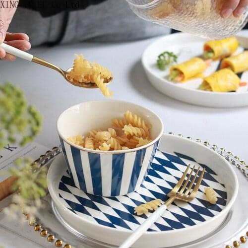 European-style Ceramic Tableware Bowls and Dishes Home Creative Western Dishes Breakfast Dishes Dishes Home Kitchen Supplies