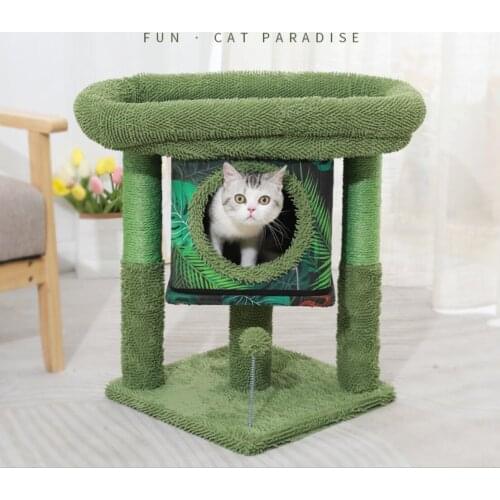 Cats Sisal Scratching Post Scratch for Cats Furniture Plush Cat Climbing Frame Cat Toy Climbing tree