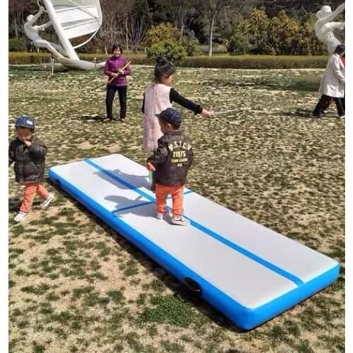 Factory Dirct Sale Air Track Mat With Pump 3M 4M 5M Gymnastics Training Mat Taekwondo Proctive Air Floor Yoga Gym Mat