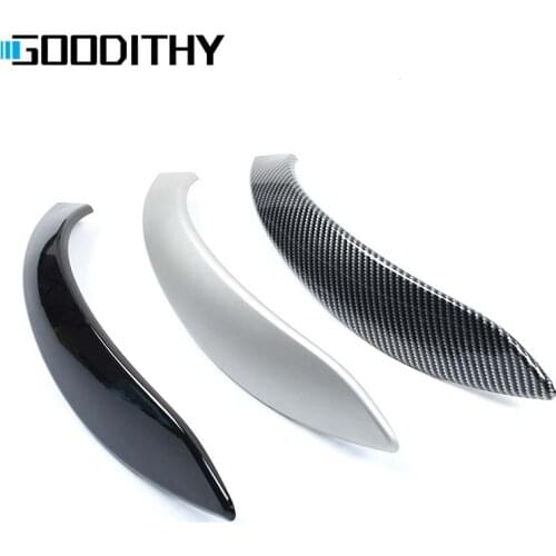 F30 Carbon Fiber Silver Black Car Door Handle Cover Panel For BMW 3 4 series F30 F31 F32 F33 F34 F35 F36 F80 F82 F83 2013-2018