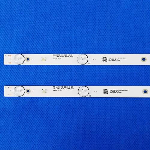 New 2 PCS 6LED LED backlight strip for 32inch JL.D32061330-081AS-M FZD-03 E348124 MS-L1343 L2202 L1074 V2 2-6-3030-300MA