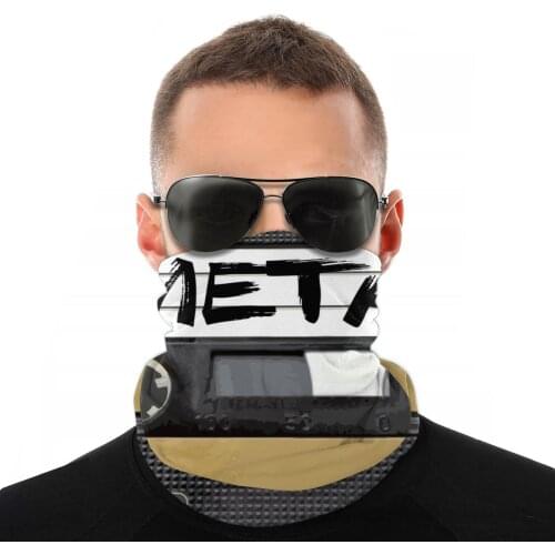 Music Band Scarf Half Face Mask Men Women Fashion Tube Mask Balaclava Bandana Polyester Headband Outdoor Climbing