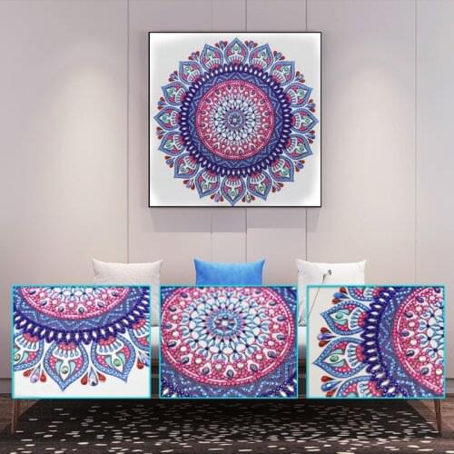 Circle Mandala 5D Special Shaped Diamond Painting Embroidery Needlework Rhinestone Crystal Cross Craft Stitch Kit DIY
