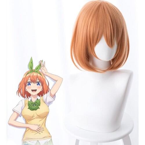 Gotoubun no Hanayome Yotsuba Nakano Cosplay Wigs Hair Cosplay Yotsuba Nakano Wig Halloween Carnival Wigs