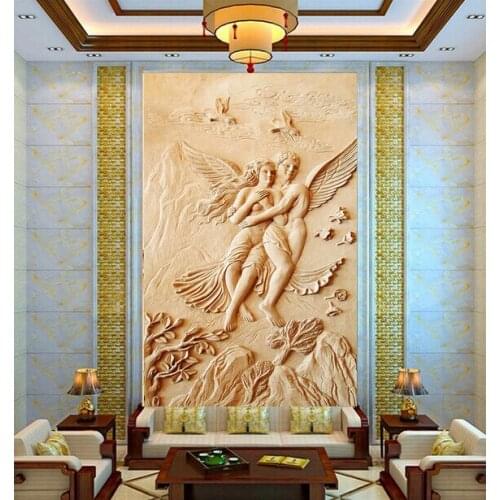 Custom luxury 3D Wallpaper, romantic angel for the living room bedroom wall TV background wall waterproof papel de parede