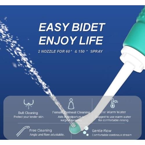 Portable Body Cleaner Fart Washer Handheld Toilet Bidet Sprayer for Pregnant and Lying-in Women and Kid Anal Cleaner