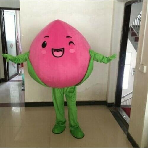 Cute peach fruit mascot costume set role-playing party game dress set Halloween adult holiday celebration advertisement