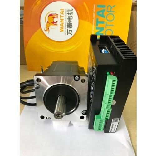 Easy servo! Wantai 4-Lead Nema34 closed loop 86HBM45-1000 6A 5N-m(706oz-in) 1000 LINE CE ROHS ISO Laser engraving cnc kit