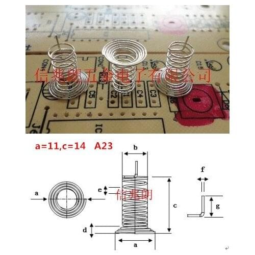 30PCS 11*14mm spring with tin coated