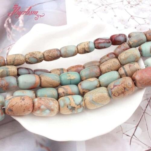 8x12,10x14,12x16mm Multicolor Column Shoushan Beads Loose Natural Stone Beads For DIY Necklace Bracelets Jewelry Making 15"