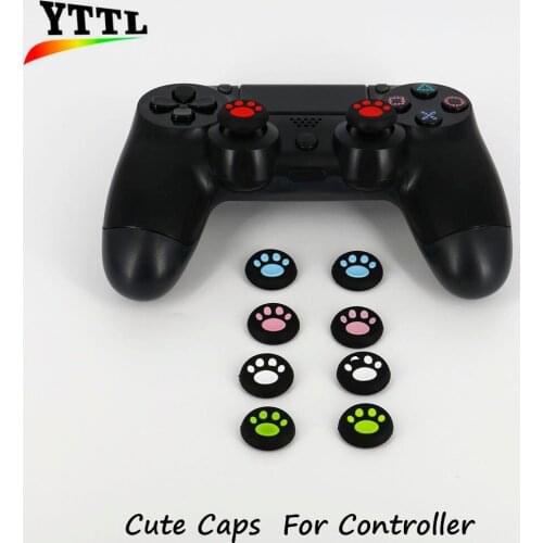10 Pcs \ Set Silicone Analog Controller Joystick Thumb Stick Grips Caps Cover for PS4 PS3 PS2 XboxOne XBox360
