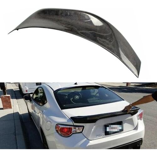 Carbon Fiber Rear Trunk Roof Splitter Lip Spoiler Wing For TOYOTA GT86 86 2012-2020 2 Door Coupe Subaru BRZ FRS FR-S L Style