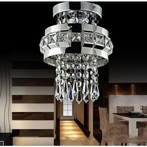 LED crystal modern living room LED ceiling lamp bedroom dining room lighting bathroom hotel Kroonluchter