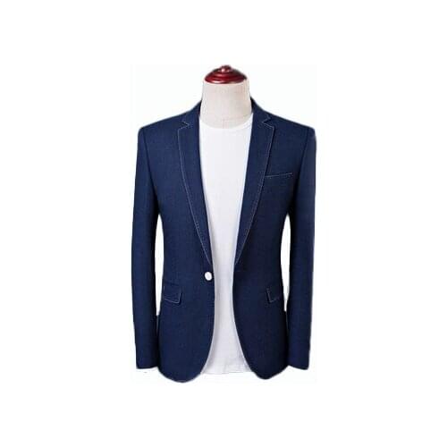 TPSAADE Mens Casual Suit Coat Groom Tuxedos Slim Fit Notch Lapel 2020 Blazer Men Suit Single Breasted One Button Suit Jacket Top
