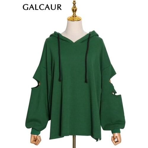 Женские длинные толстовки TWOTWINSTYLE China At AliExpress