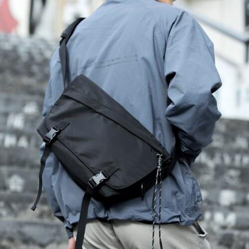 Waterproof Oxford Mens Shoulder Bags Briefcase Crossbody Boy Fashion Casual Travel Bags for Men Large Capacity Unisex Chest Bag