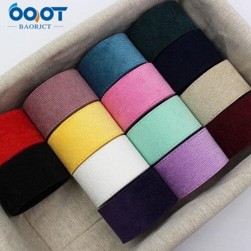 1-1/2" (38MM) 5 Yards Corduroy Fabric Ribbons For Hair Bows DIY Handmade Materials L-201110-1327