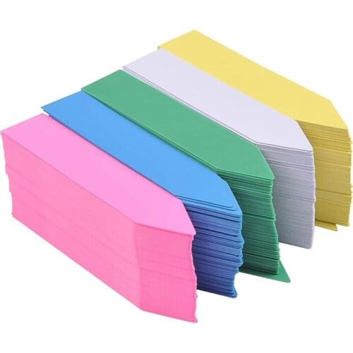 1000Pcs 2 Inches Plastic Plant Labels Plant Nursery Garden Labels Stakes Pot Marker Plant Garden Tags Multi-Color