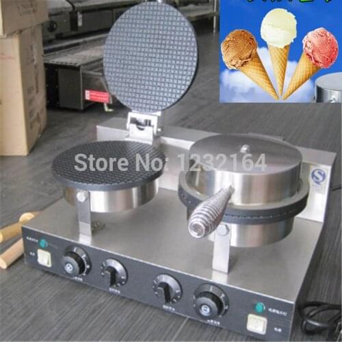110V/220V 2000W Ice cream cone baker Electricity stainless steel machine YU-2 Ice cream cone baker maker 1PC