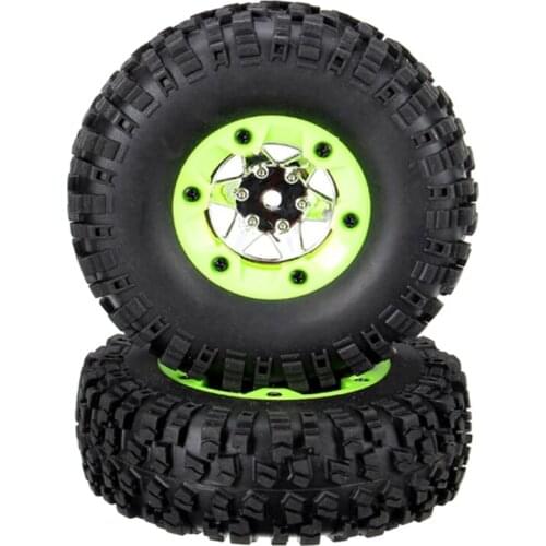 2pcs/set Remote Control Car Wheel Rubber Tires for Wltoys 12428 1/12 RC Crawler