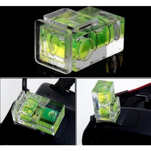 2PCS SLR camera hot shoe spirit level cover a double spirit shoe bead meter cover lever Triple horizontal P1F1