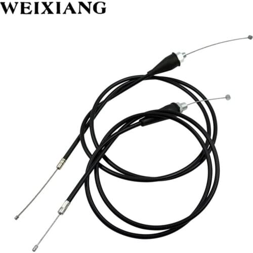 2*Universal Stainless Steel Motorcycle Throttle Cable Line fit for Honda Z50 Z50R Motorbike Pit Dirt Motor Trail Bike Motocross