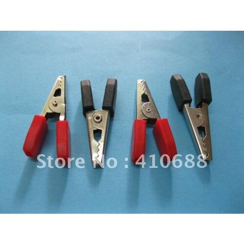 20 Pcs Per Lot Alligator Clip with Red & Black Boot Clamp Connector HIGH Quality HOT Sale