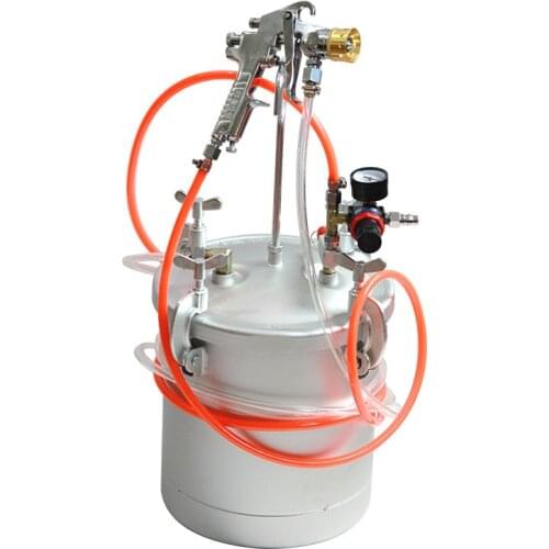 2L Pneumatic Water-in-water Pressure Bucket Colorful Paint Spray Gun Latex Paint Imitation Marble Spray Paint Spray Gun
