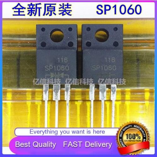 5PCS New Original SP1060 MHZ DIODE 10A60V TO220F Good Quality