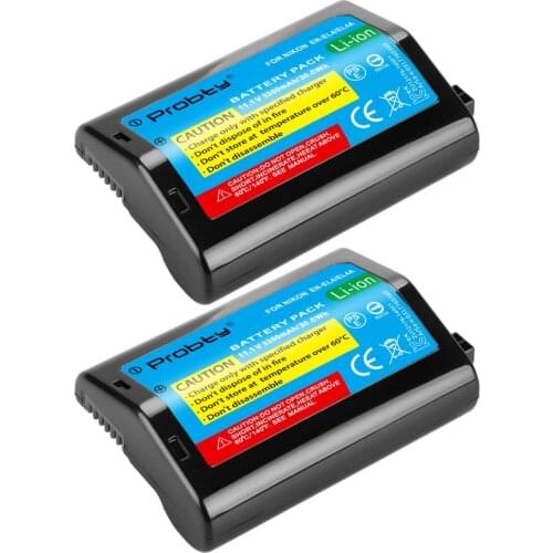 2Pcs 11.1V 3300mAh EN-EL4 EN EL4 EN-EL4a ENEL4a Camera Battery Bateria Akku for Nikon D2H D2Hs D2X D2Xs D3 D3S F6 MH-21 Cameras